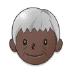 🧓🏿 older person: dark skin tone display on Samsung